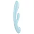 Satisfyer Triple Oh - δονητής με βραχίονα κλειτορίδας επαναφορτιζόμενος μπλε