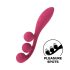 Satisfyer Tri Ball 1 - επαναφορτιζόμενος πολυλειτουργικός δονητής (κόκκινος)
