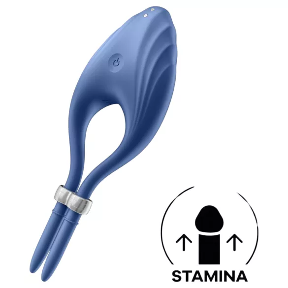 Satisfyer Duelist - δονητικό δαχτυλίδι πέους επαναφορτιζόμενο μπλε