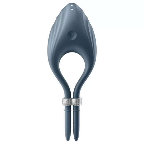Satisfyer Duelist - δονητικό δαχτυλίδι πέους επαναφορτιζόμενο - γκρι