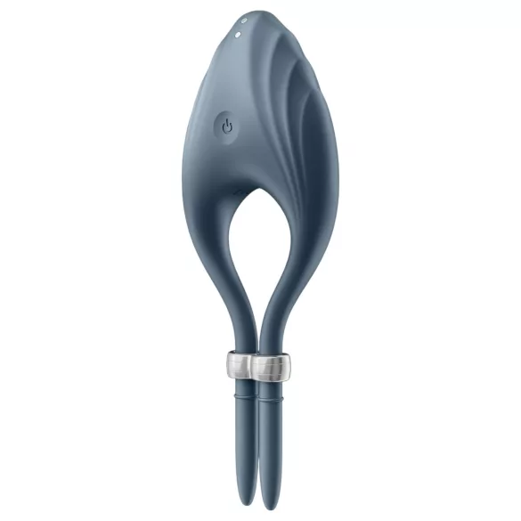 Satisfyer Duelist - δονητικό δαχτυλίδι πέους επαναφορτιζόμενο - γκρι