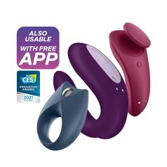   Satisfyer Partner Box 3 - έξυπνο σετ τριών κομματιών δονητών για ζευγάρια