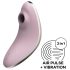 Satisfyer Vulva Lover 1 - αεροπαλμικός δονητής κλειτορίδας (βιολετί)