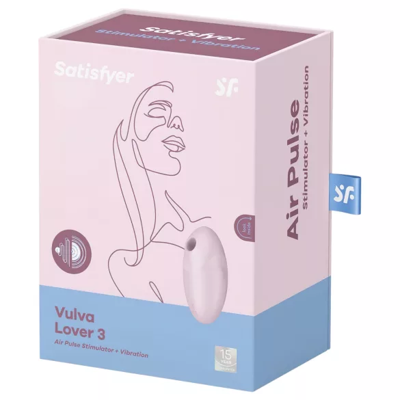 Satisfyer Vulva Lover 3 - διεγέρτης κλειτορίδας με κύματα αέρα