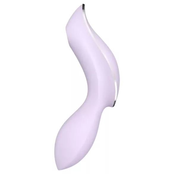Satisfyer Curvy Trinity 2 - δονητής 2 σε 1 με κυματισμούς αέρα (μωβ)