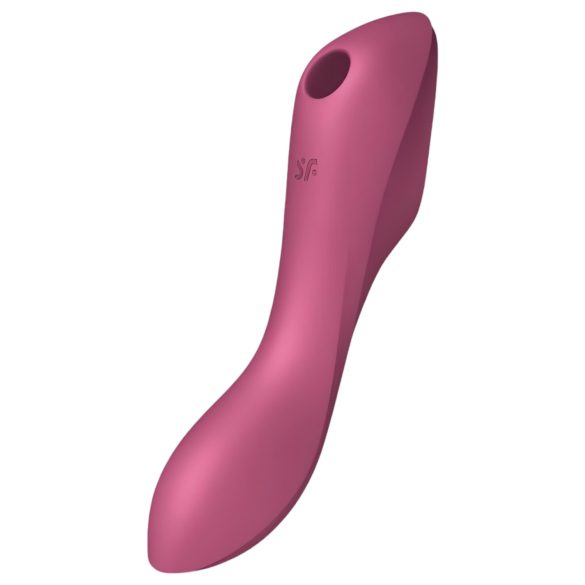 Satisfyer Curvy Trinity 3 - αεροκυματικός 2σε1 δονητής (κόκκινο)