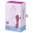 Satisfyer Curvy Trinity 3 - αεροκυματικός 2σε1 δονητής (κόκκινο)