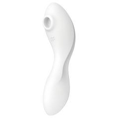   Satisfyer Curvy Trinity 5+ - έξυπνος 2in1 δονητής (λευκός)