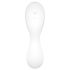 Satisfyer Curvy Trinity 5+ - έξυπνος 2in1 δονητής (λευκός)