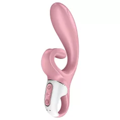   Satisfyer Hug Me - δονητής με χέρι για κλειτορίδα - έξυπνος - ροζ