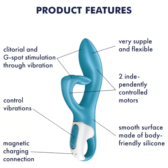 Satisfyer Embrace Me - δονητής με βραχίονα κλειτορίδας, επαναφορτιζόμενος