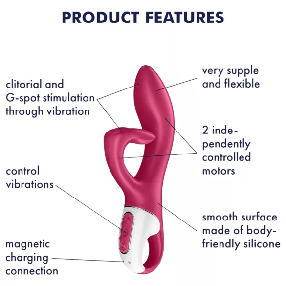 Satisfyer Embrace Me - δονητής με βραχίονα για κλειτορίδα επαναφορτιζόμενος