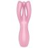 Satisfyer Threesome 3 - επαναφορτιζόμενο δονούμενο κλειτορίδας (ροζ)