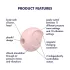 Satisfyer Sugar Rush - δονητής κλειτορίδας με παλμούς αέρα - ροζ