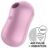 Satisfyer Cotton Candy - επαναφορτιζόμενος δονητής κλειτορίδας με αέρα (λιλά)