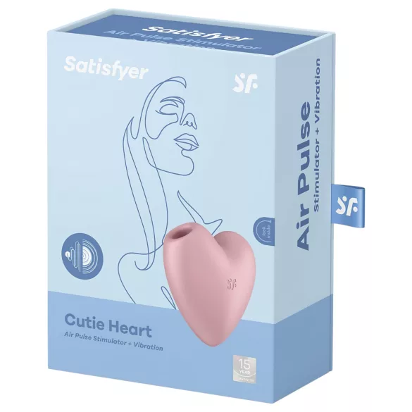 Satisfyer Cutie Heart - δονητής κλειτορίδας με κύματα αέρα