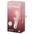 Satisfyer Air Pump Bunny 3 - αντλούμενος δονητής (ροζ)