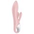 Satisfyer Air Pump Bunny 3 - αντλούμενος δονητής (ροζ)