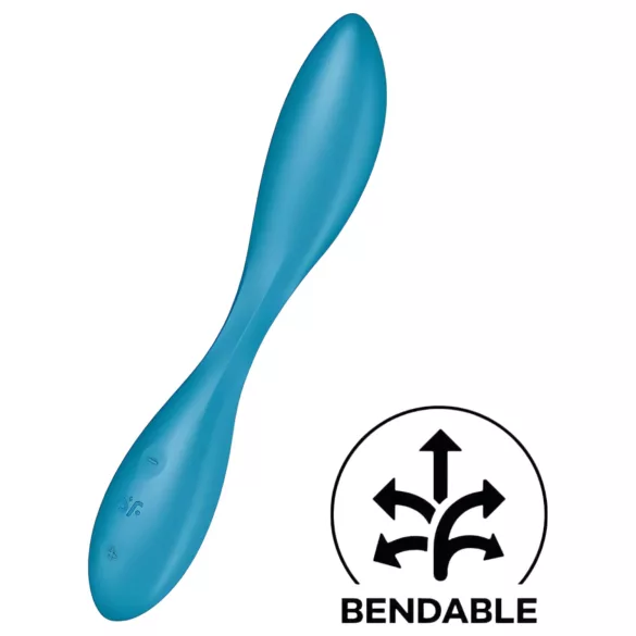 Satisfyer G-Spot Flex 1 - επαναφορτιζόμενος, αδιάβροχος δονητής σημείου G (πράσινος)