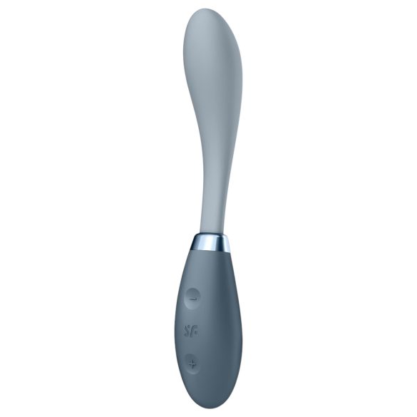 Satisfyer G-Spot Flex 3 - επαναφορτιζόμενος δονητής G-σημείου (γκρι)