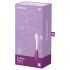 Satisfyer G-Spot Flex 3 - επαναφορτιζόμενος δονητής G-σημείου (ροζ-κόκκινο)