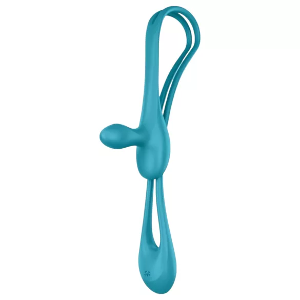 Satisfyer Plug & Play - δονητής πρωκτού & δαχτυλίδι πέους με δόνηση - μπλε