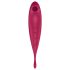 Satisfyer Twirling Pro - έξυπνο 2in1 κλειτοριδικό δονητή (κόκκινο)