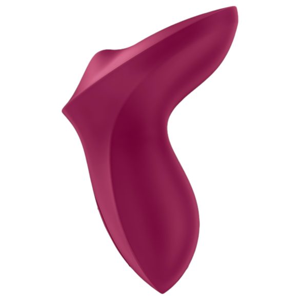 Satisfyer Exciterrr - δονητής κλειτορίδας με περιστρεφόμενες χάντρες - κόκκινο