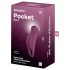 Satisfyer Pocket Pro 1 - Επαναφορτιζόμενος διεγέρτης κλειτορίδας με κυματισμούς (μοβ)