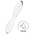 Satisfyer Dazzling Crystal 1 - διάφανο διπλό γυάλινο δονητή