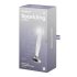 Satisfyer Sparkling Crystal - ραβδωτό γυάλινο δονητή (διάφανο)
