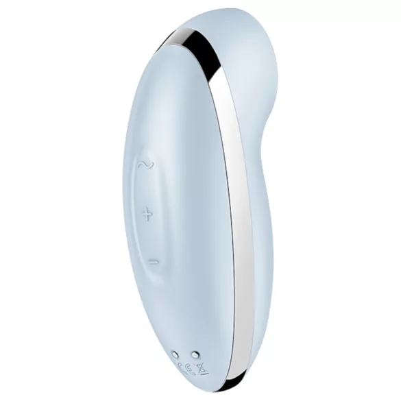 Satisfyer Tap & Climax 2 - κλειτοριδικός διεγέρτης και δονητής 2σε1 - μπλε