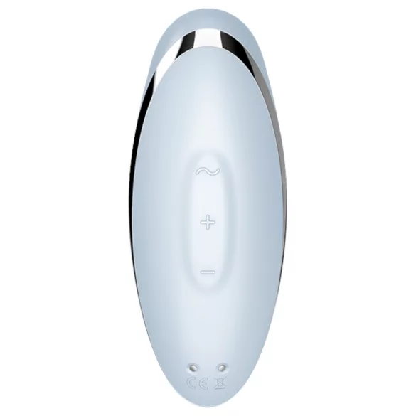 Satisfyer Tap & Climax 2 - κλειτοριδικός διεγέρτης και δονητής 2σε1 - μπλε
