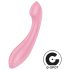 Satisfyer G-Force - επαναφορτιζόμενος αδιάβροχος δονητής G-spot (ροζ)