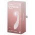Satisfyer G-Force - επαναφορτιζόμενος, αδιάβροχος δονητής G-σημείου (μπεζ)