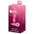 Satisfyer Triple Ball-R - δονούμενο πρωκτικό παιχνίδι με χάντρες - ροζ