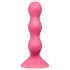 Satisfyer Triple Ball-R - δονούμενο πρωκτικό παιχνίδι με χάντρες - ροζ