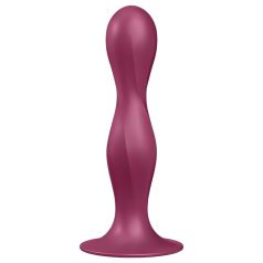   Βαρυκόκκινο δονητής με πλωτήρα Satisfyer Double Ball-R