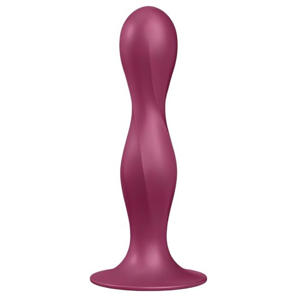 Βαρυκόκκινο δονητής με πλωτήρα Satisfyer Double Ball-R
