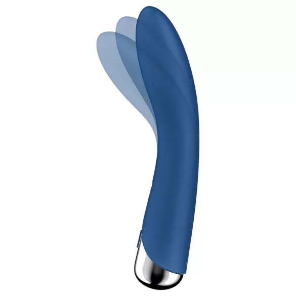 Satisfyer - δονητής σημείου G με περιστρεφόμενη κεφαλή - μπλε