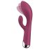 Satisfyer Spinning Rabbit 1 - περιστρεφόμενος δονητής με κλειτοριδική λαβή (κόκκινο)