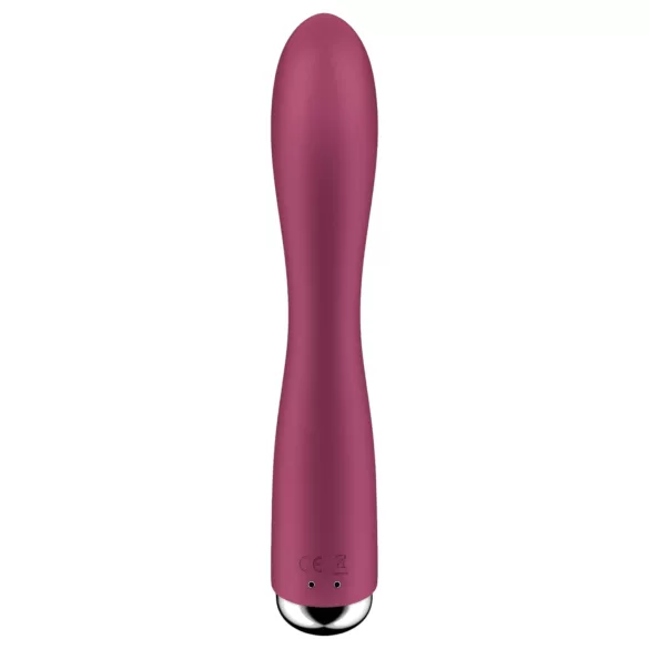 Satisfyer - κλειτοριδικός δονητής rabbit με περιστρεφόμενο βραχίονα - κόκκινο