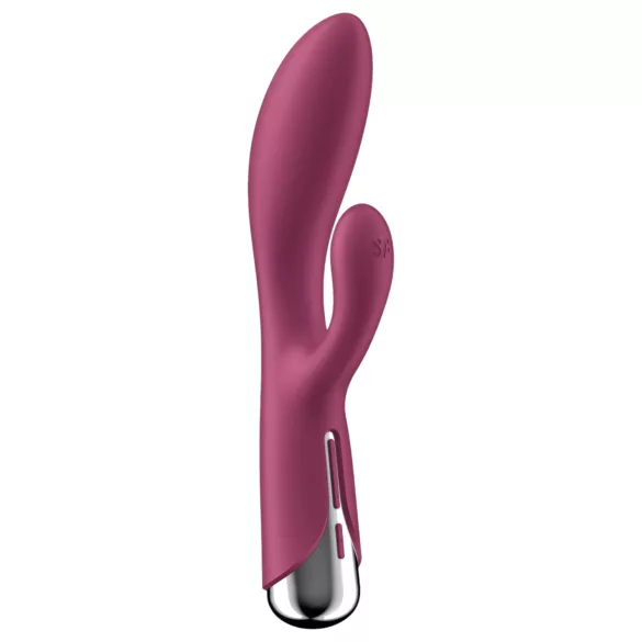 Satisfyer - κλειτοριδικός δονητής rabbit με περιστρεφόμενο βραχίονα - κόκκινο