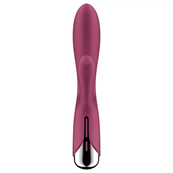 Satisfyer - κλειτοριδικός δονητής rabbit με περιστρεφόμενο βραχίονα - κόκκινο