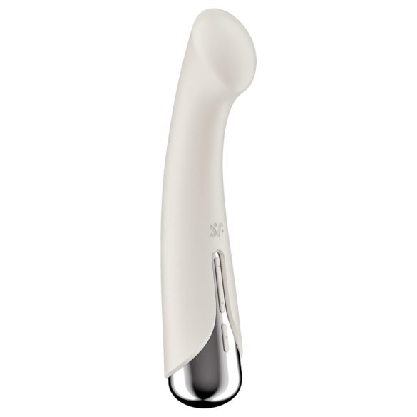 Satisfyer Spinning G-Spot 1 - περιστρεφόμενος δονητής σημείου G (μπεζ)