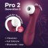 Satisfyer Pro 2 Gen3 - Έξυπνος διεγέρτης κλειτορίδας με κυμματοδονήσεις (κόκκινο)