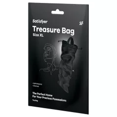   Satisfyer Treasure Bag XL - διακριτική τσάντα αποθήκευσης - μεγάλη (μαύρο)