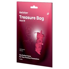   Satisfyer Treasure Bag M - κομψή τσάντα αποθήκευσης μεσαία (ροζ)