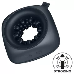   Satisfyer - δακτύλιος ανδρικός δονητής - επαναφορτιζόμενος, μαύρο