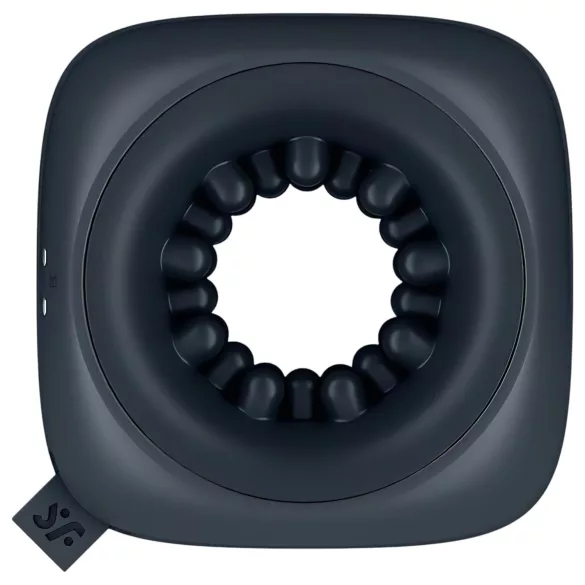 Satisfyer - δακτύλιος ανδρικός δονητής - επαναφορτιζόμενος, μαύρο